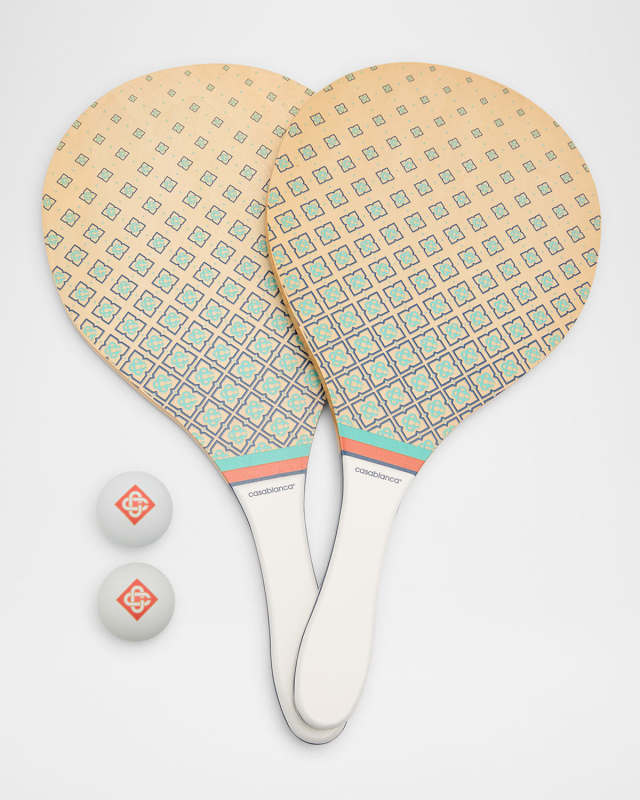 Men's Monogram Beach Bat and Ball Set